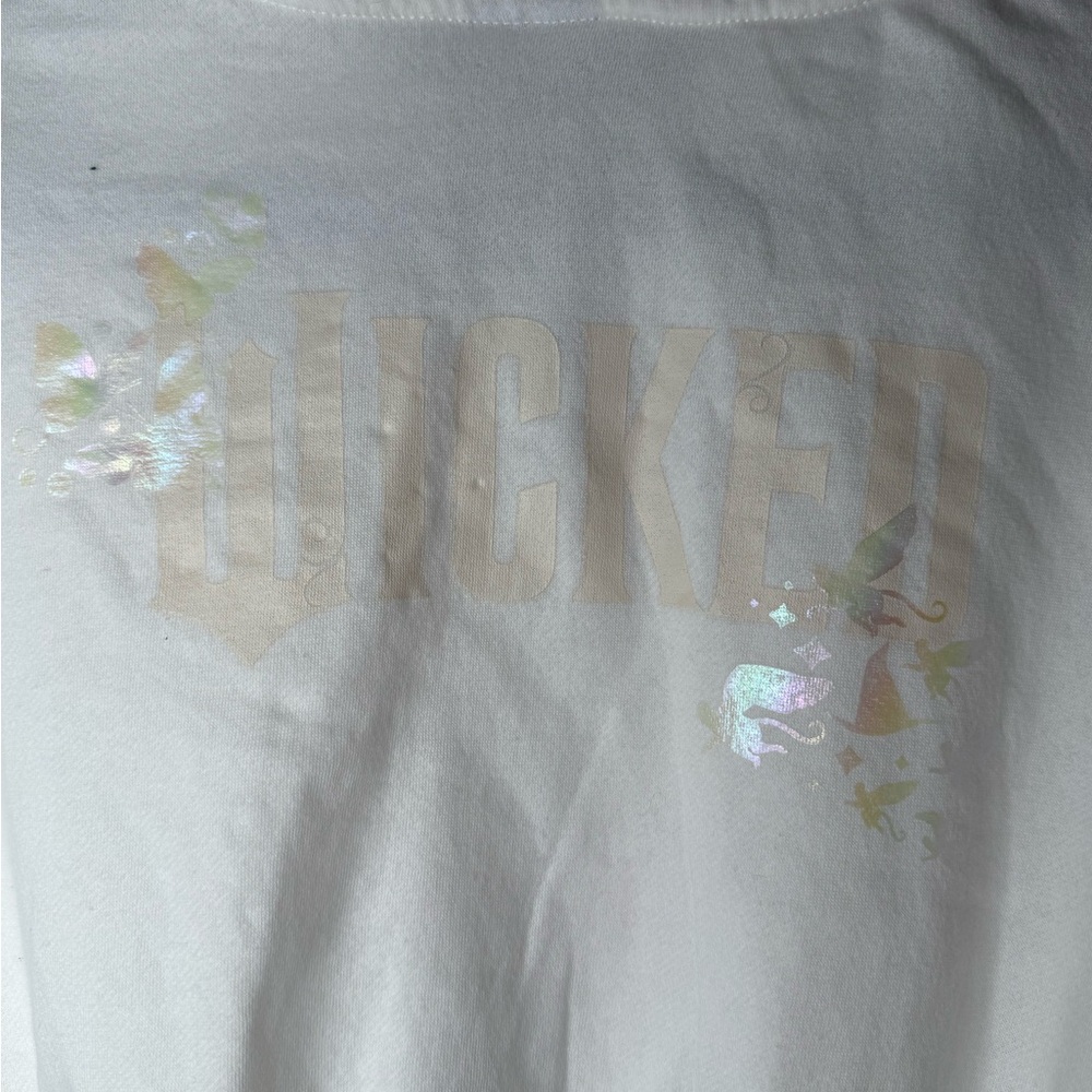 NWOT WICKED | Glow in the Dark & White Pearl-Embellished Women’s Hoodie - Picture 5 of 10